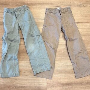 Abercrombie Kids Green and Brown Cargo Pants (2)
